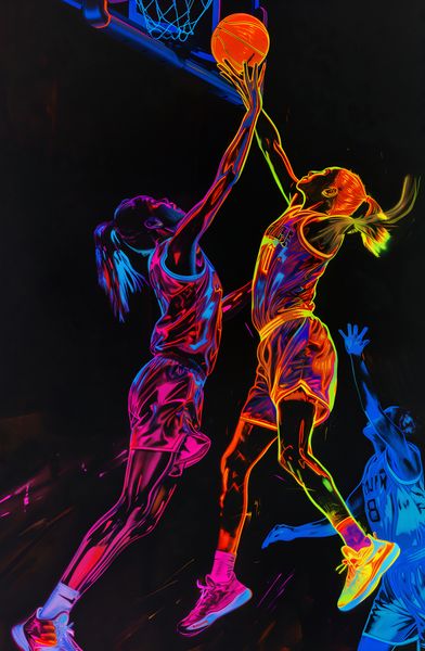 Plakat 53x81cm Mecz W Kosza zdjęcie 1