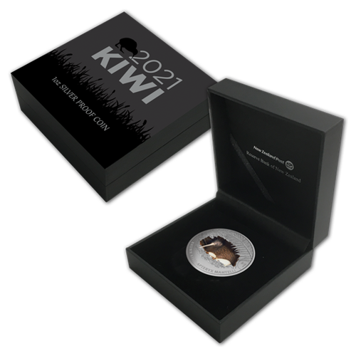 Kiwi kolorowany 1 uncja Srebra 2021 Proof na Arena.pl