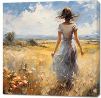 Obraz 90x90cm Podmuch Lata