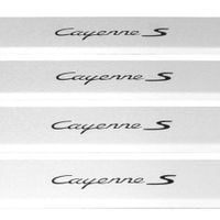 Listwa progowa PORSCHE CAYENNE 9Y0 CAYENNE S Stal nierdzewna 304 mat z czar