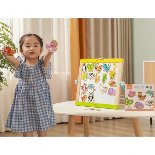 VIGA Drewniane Magnesy Zwierzęta zestaw 20 elementów na Arena.pl