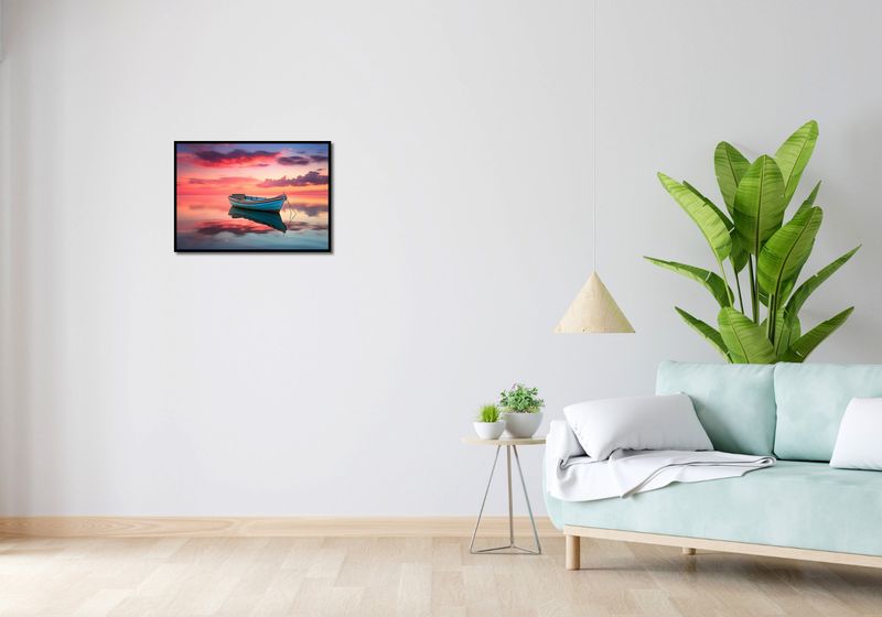 Plakat 59,4x42cm Spokój przed Połowem zdjęcie 4