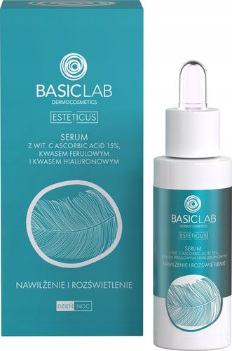 BasicLab Serum Przeciwzmarszczkowe wit.C 15% ROZŚWIETLENIE NAWILŻENIE 30 ml na Arena.pl