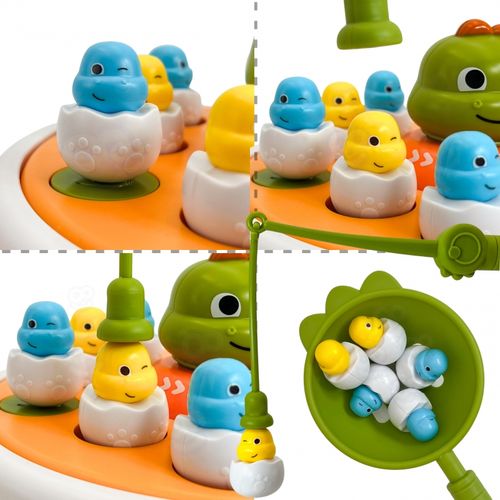 WOOPIE Gra Zręcznościowa Łowienie Dinozaurów 4w1 Katapulta na Arena.pl