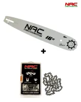 PROWADNICA DO PIŁY 16" NAC + ŁAŃCUCH ORYGINAŁ