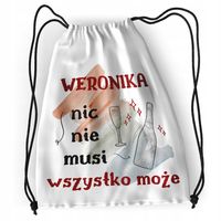 Plecak Dla Weroniki Szkolny Worek Torba Z Nadrukiem Ze Zdjęciem