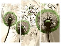 90CM 70 ZEGAR 3 ELEM DMUCHAWCE ZIELENI SCIENNY DRUK