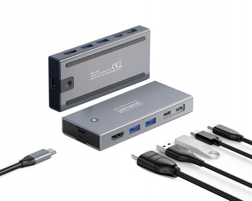 HUB Obudowa Kieszeń dysk SSD M2 NVME PCIe SATA USB-C 3.2 HDMI Adapter M.2 na Arena.pl