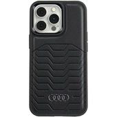 Etui Audi do iPhone 15 Pro, Czarny, MagSafe