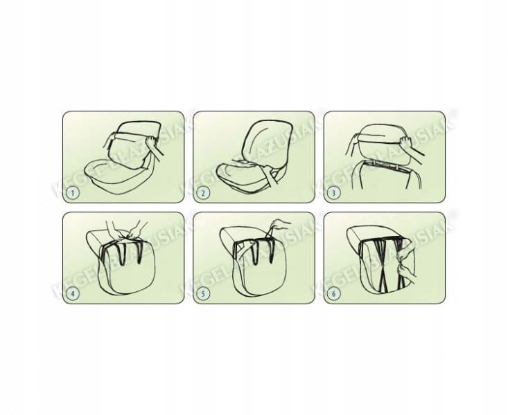 POKROWCE NA FOTELE KOMPLET MAZDA 3 II DO 2013 zdjęcie 8