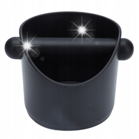 Ukośna czarna kawa Knock Box Fusy Box Knock Bin