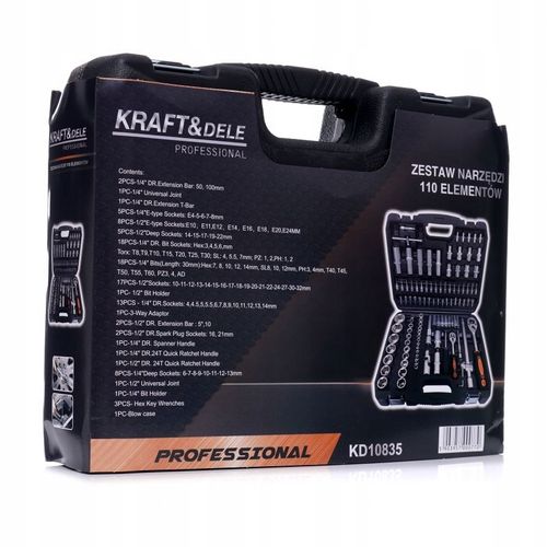 Zestaw kluczy narzędzi walizka 101 elementów KD10835 na Arena.pl
