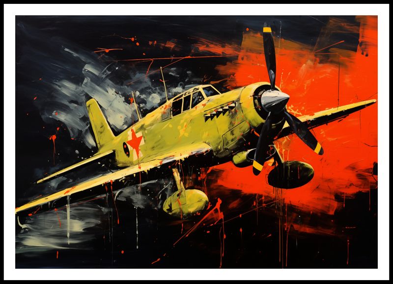Plakat 100x70cm Barwny Przelot zdjęcie 3