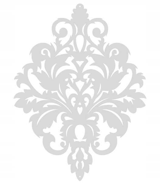 Z16 Zawieszka AŻUR ozdoba dekoracja GLAMUR biała zdjęcie 1