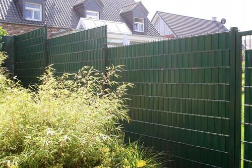 Taśma ogrodzeniowa ZIELONA 19cm x 35m mocna osłona ogrodzenie panelowe na Arena.pl