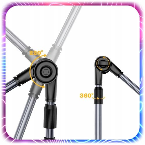 STOJAK NA TELEFON TABLET BIURKOWY Uchwyt Statyw do 13" PRZYKRĘCANY do Stołu na Arena.pl