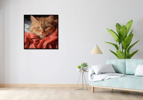 Plakat 80x80cm Mruczący Spokój na Arena.pl