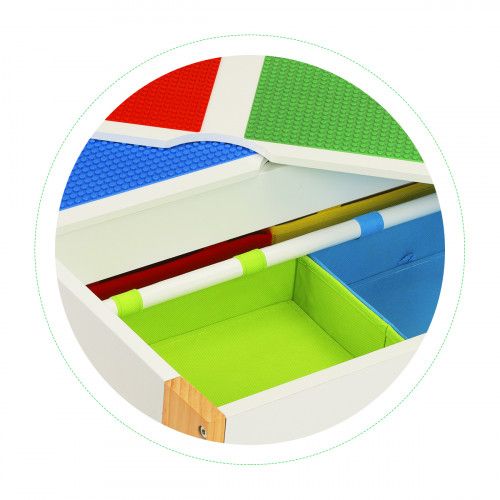 ZESTAW STOŁU I KRZESEŁ DLA DZIECI ECOTOYS SKANDYNAWSKI STYL na Arena.pl