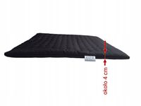 WODOODPORNA PIKOWANA PODUSZKA OGRODOWA PŁASKA MIÓD - HEKSAGON 50x70 czarna