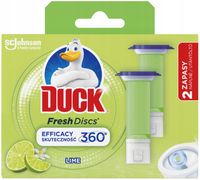DUCK FRESH DISCS KRĄŻEK DO WC LIMONKA 2 X 36 ML