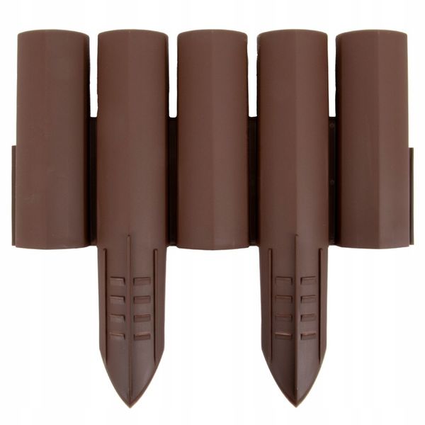 Palisada Ogrodowa Paliki Brąz 2,7 m Border Płotek zdjęcie 10