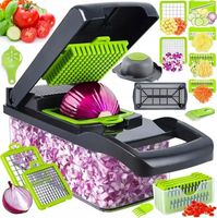 ZESTAW KRAJALNICA TARKA WIELOFUNKCYJNA DO WARZYW OWOCE SER SZATKOWNICA