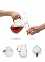 DZBANEK ŻAROODPORNY SZKLANY DO HERBATY KAWY BARSZCZU ROSOŁU WODY HOT 2L