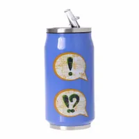 Kubek termiczny bidon stal nierdzewna 350 ml niebieski !!?