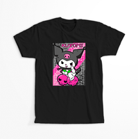 Koszulka Czarna - Kuromi - WYBIERZ KOLOR KOSZULKI I FASON Damska XL