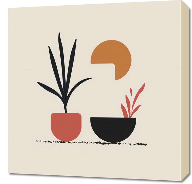 Obraz 60x60cm Domowy Ogród zdjęcie 1