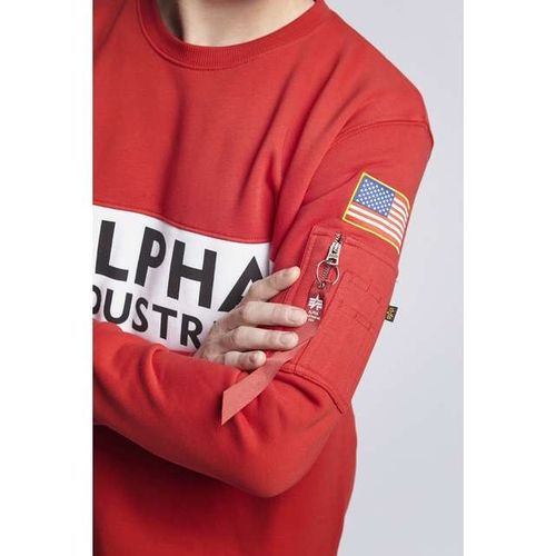 Alpha Industries INLAY SWEATER 328 SPEED RED M na Arena.pl