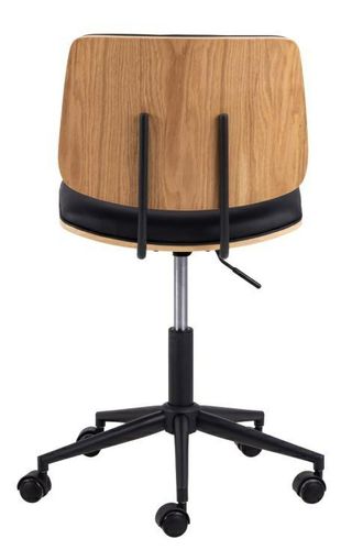 Fotel biurowy Owen czarny/dąb na Arena.pl