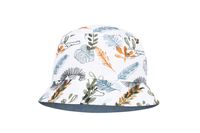 Broel EDYP kapelusz lniany dla chłopca bucket hat pomarańczowy 46-48