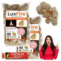 Podpałka EKO Rozpałka 2kg do Pieca Kominka Grilla Kozy Długo paląca Zapałki