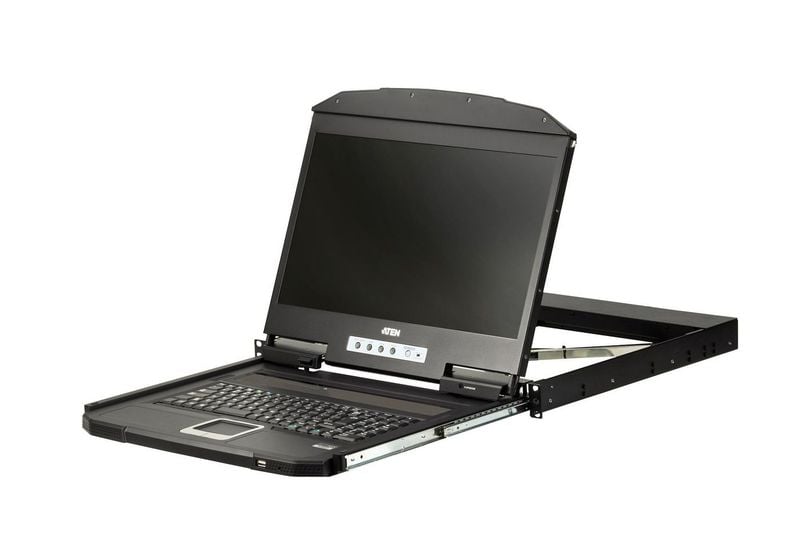 Aten 1U Short Depth USB HDMI Single zdjęcie 1
