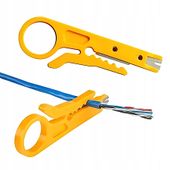 Ściągacz izolacji mini przenośny obcinacz kabli nożyk do przewodów RJ45