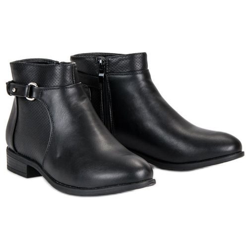 Czarne Botki Na Suwak r.40 na Arena.pl