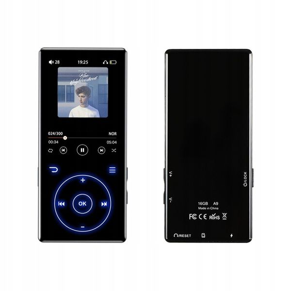 Bluetooth 5.0 MP3 Player 16GB MP4 Polski zdjęcie 4