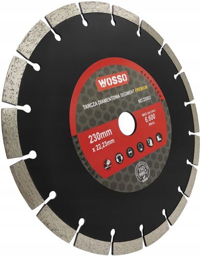 TARCZA DIAMENTOWA SEGMENTOWA 230MM DO BETONU KOSTKI CEGŁY SEGMENT PRO na Arena.pl