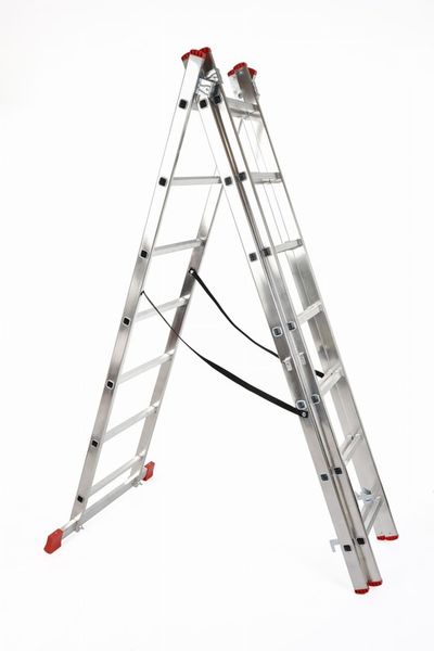 Drabina aluminiowa Hillagi 3x7 zdjęcie 4