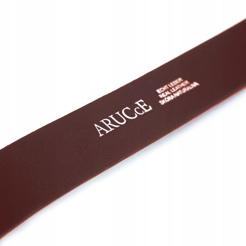 PASEK SKÓRZANY MĘSKI DO SPODNI SKÓRA NATURALNA AR na Arena.pl