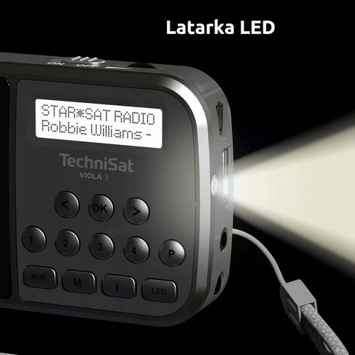 Radio sieciowo-bateryjne DAB+, FM TechniSat VIOLA 3 na Arena.pl