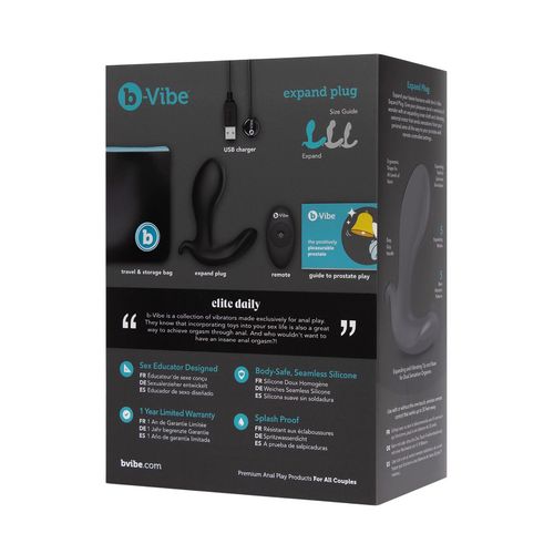 Zatyczka Analna B-Vibe EXPAND Czarny na Arena.pl