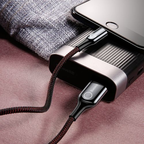 BASEUS KABEL USB LIGHTNING LED IPHONE 5 6-S 7 8 X na Arena.pl