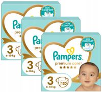 Pampers Premium Care Rozmiar 3 6-10kg 360 szt. Pieluszki