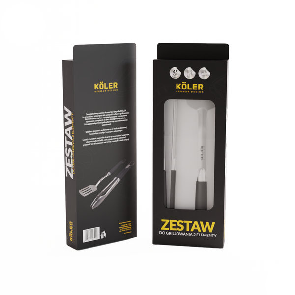 Zestaw akcesoriów do grilla 2el Koler zdjęcie 5