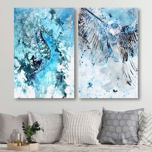 Obraz na płótnie – Canvas, Lecący orzeł 70x100 na Arena.pl