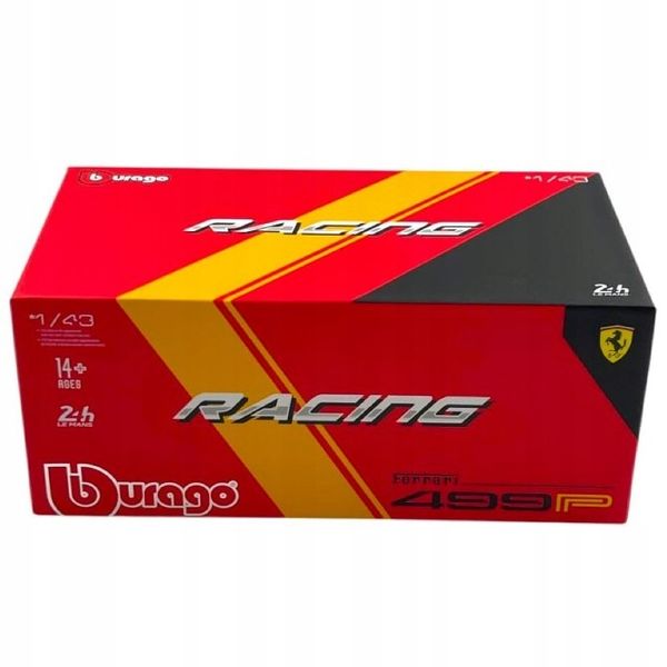 BBURAGO MODEL FERRARI RACING 499P 1:43 zdjęcie 12