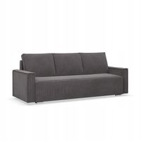 Kanapa 3 os. Duża Sofa Rozkładana z Funkcją Spania Bonell NOTO Szara