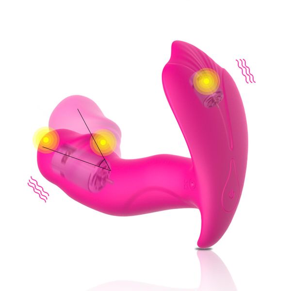 Stymulator-Silicone Panty Vibrator And Pulsator Usb 10 Function / Heating zdjęcie 5